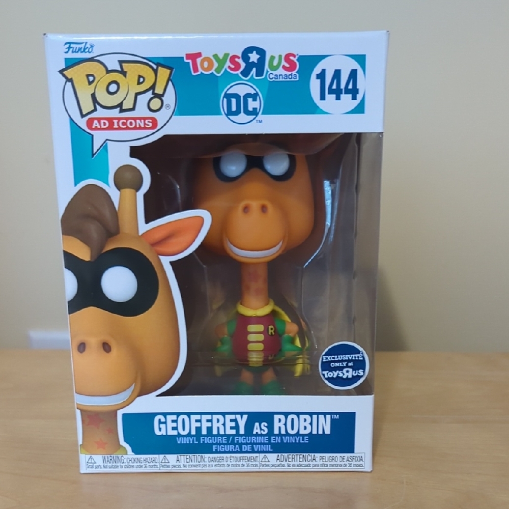 Funko Geoffrey as Robin Pop Figure - Yellow and Green